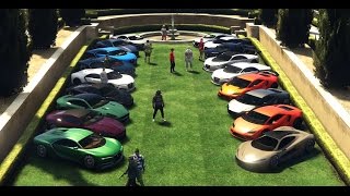 GTA 5 Online $40,000,000 Car Meet, Drag Racing And Cruise