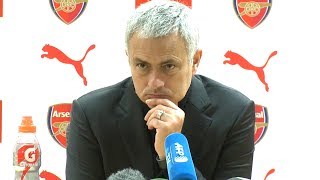 Arsenal 1-3 Manchester United - Jose Mourinho Post Match Press Conference - Premier League #ARSMUN