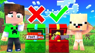 ВЫБЕРИ ПРАВИЛЬНЫЙ ПОДАРОК ЧТОБЫ ВЫЖИТЬ В МАЙНКРАФТ! НУБ ПРОТИВ ПРО БИТВА MINECRAFT