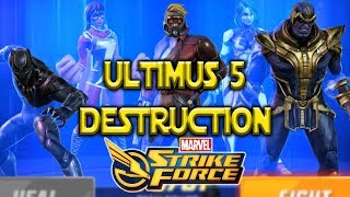 Ultimus V Raid Destruction - Marvel Strike Force - MSF