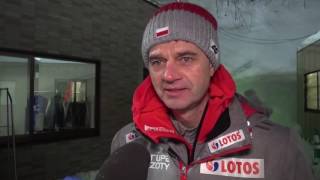 Stefan Horngacher po sobotnim konkursie w Sapporo [11.02.2017]