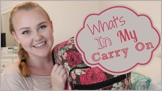 What's In My Carry On❤