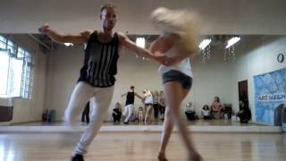 Maxim & Anastasia Zouk advanced demo at Ipanema dance studio