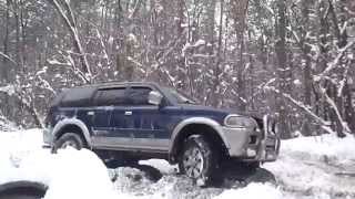 Mitsubishi Pajero Sport Покатуха ORM танковая 07,02,2015 4x4 off-road
