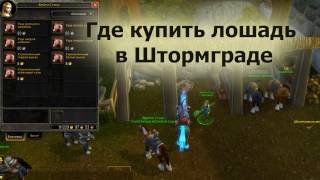Где купить лошадь в Штормграде, где купить коня в Шторме