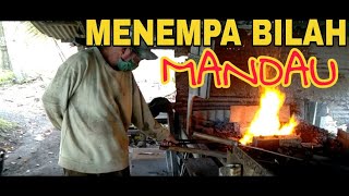 Proses Penempaan Bilah mandau #dayak #mandau