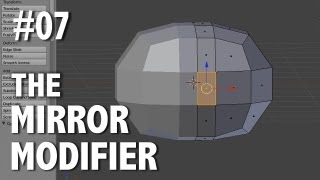 Blender 2.6 Tutorial 07 - Mirror Modifier