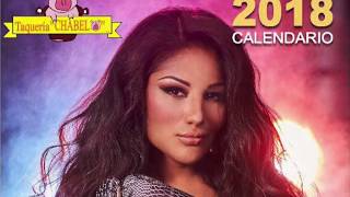 Presentación del calendario 2018 Mariana "La Barby" Juárez en Taqueria Chabelo