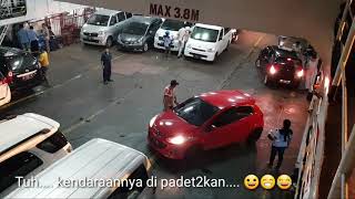 Parkir Mobil Paling Ngeri 'mungkin' Di Penyeberangan Gilimanuk Bali ke Ketapang Banyuwangi • RORO