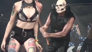 Lizzy Borden - Age Of Glory (Cover Lady Gaga) + There Will Be Blood Tonight HELLFEST 2012