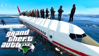 КРУШЕНИЕ САМОЛЕТА С ВЫЖИВШИМИ В ЗОМБИ АПОКАЛИПСИС В GTA 5