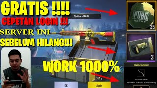 MAU SKIN PUBG & 35 KUPON PREMIUM GRATIS | LOGIN SERVER INI | CEPETAN WORK 10000000%