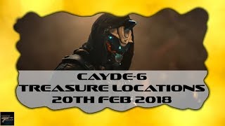 Destiny 2 Cayde 6 Weekly Treasure Map Locations 20th February 2018 Mercury