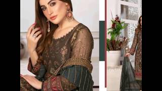 TAWAKKAL |  BLOOMING ORCHID | CHIFFON EMBROIDERED SHIRT | COLLECTIONS 2020 | DRESS TAGZ