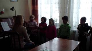 Групповая распевка для детей 6-5 лет.Урок вокала.Разогрев голоса.