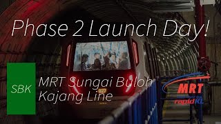 MRT Sungai Buloh-Kajang Phase 2 Launch Day FIRST RIDE! (Malaysia)
