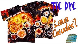Tie Dye: Lava Geodes?  [Ice & Liquid Dye]