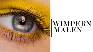 WIMPERN MALEN in Photoshop | Photoshop Tutorials ( German/Deutsch )
