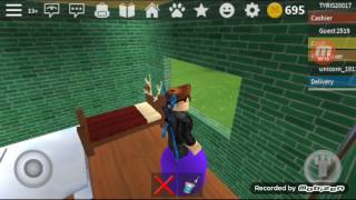Roblox na pizzie! Roblox odc. 2 #2 Początki w pizzerni /dostawca /w theSzfazef A2ANUZ //POLAKZIOM:D