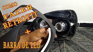 COMO INSTALAR BARRAS DE LED NO FAROL DO SEU CARRO