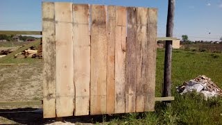 Строительство деревянного забора