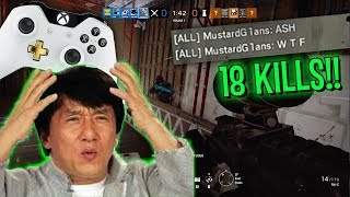 XBOX PLAYER DESTROYS PC RANKED - Rainbow Six Siege (Operation Grim Sky)