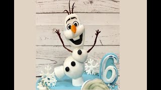 Олаф  из мастики / How to Make a Fondant Olaf from Disney's Frozen - Cake Decorating Tutorial