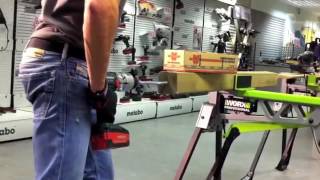 Metabo BS 18 LTX Masina de gaurit cu impact - demonstratie