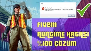 FİVEM ERROR FİVEM DOWNLOADİNG OF RUNTİME  ÇÖZÜMÜ %100