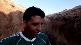 عين تادلس ولايه مستغانم  اشغال حفر قنوات الصرف الصحي بعد كارثه انهيار الانابيب ۔