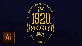 Distressed Text Effect and Grunge Graphics with Adobe Illustrator CC