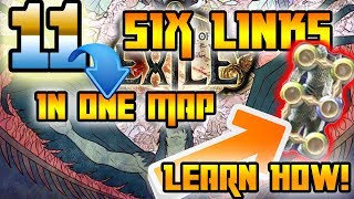 Path of Exile: 11 Six links, ONE Map, Learn How! - Build guide For 3.0 Fall of Oriath" Out soon!
