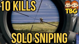 10 KILL SOLO SNIPER FUN // PUBG Xbox One Gameplay