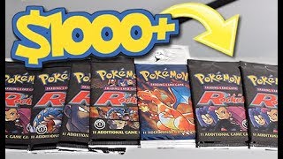 $1000+ VINTAGE 1st Edition HEAVY Booster Opening