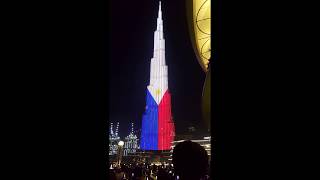 121st Philippine Independence Day - Light Up at Burj Khalifa