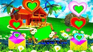 SMS.Dil 3D+HD Wedding green screen effect background beautiful frame #96