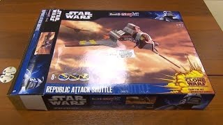 Стендовый моделизм - Revell модель Star Wars Атакующий шаттл - война клонов