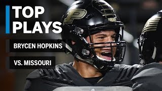 Top Plays: Brycen Hopkins vs. Missouri Tigers | Purdue | Big Ten Football