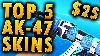 CS:GO - Top 5 AK-47 Skins For a $25 Budget 2016