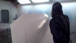 покраска капота DeVilbiss GTi Pro