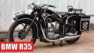 Реставрация мотоцикла BMW R35. Мото обзор восстановленного БМВ
