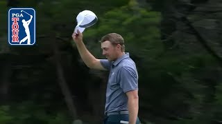 Jordan Spieth’s 113-yard eagle hole out at Valero 2019