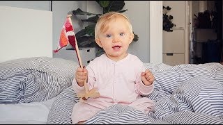 VLOG: Lily 1 år - fest, minder & fødsel