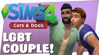 SIMS 4 CATS & DOGS - NEW SCREENSHOT! (LGBT Couple)