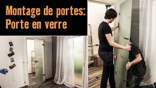 Montage de porte: porte en verre | Atelier Brico HORNBACH