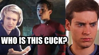 xQc Reviews the NEW Spider-Man Far From Home Trailer | with Chat!