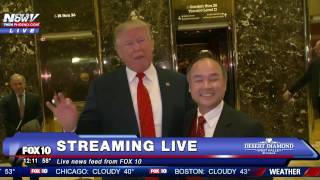 WATCH: Donald Trump Meets With SoftBank Chairman Masayoshi Son - FNN