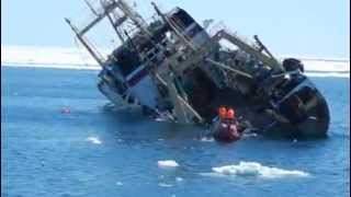 Берингово море  Последние минуты БМРТ Капитан Болсуновский 26 05 2012