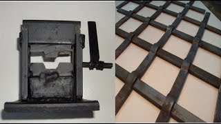 Самодельный станок для решетки.Станок для холодной ковки.