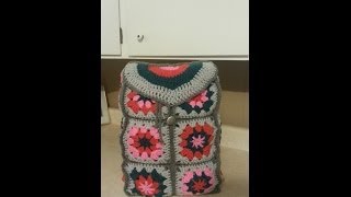 CROCHET How To #Crochet Granny Square Backpack #TUTORIAL #64 LEARN CROCHET DYI